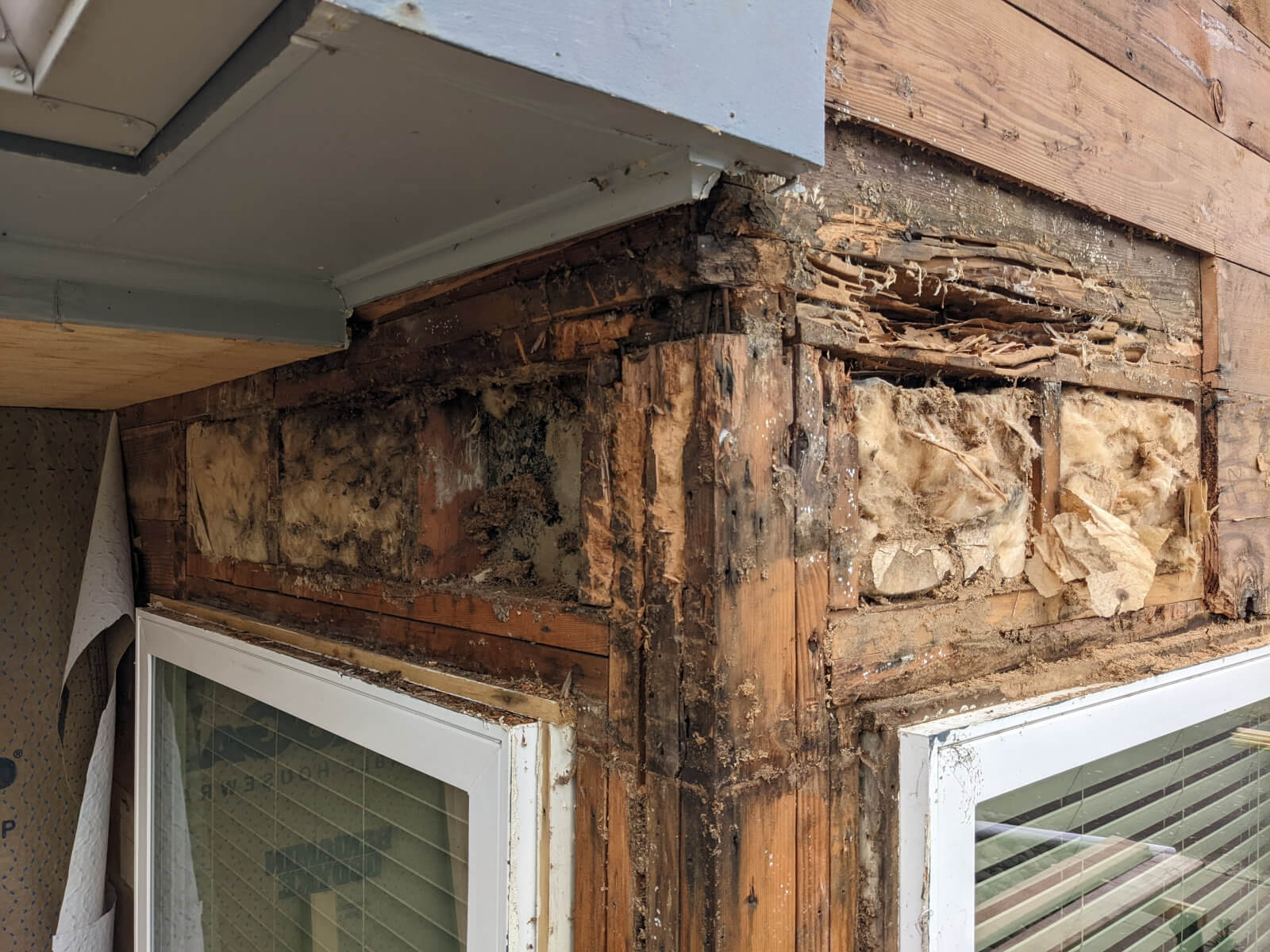heavily-comprimised framing components